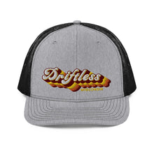 Load image into Gallery viewer, Driftless Retro Embroidery Trucker Cap - Mid-profile - Driftless Threads