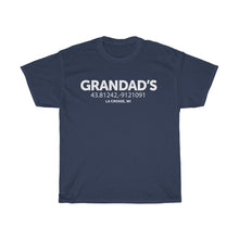 Load image into Gallery viewer, Favorite Places Grandad's Unisex Heavy Cotton Tee - Driftless Threads