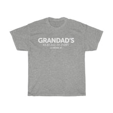 Load image into Gallery viewer, Favorite Places Grandad's Unisex Heavy Cotton Tee - Driftless Threads