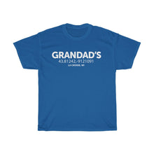 Load image into Gallery viewer, Favorite Places Grandad's Unisex Heavy Cotton Tee - Driftless Threads