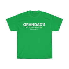 Load image into Gallery viewer, Favorite Places Grandad's Unisex Heavy Cotton Tee - Driftless Threads