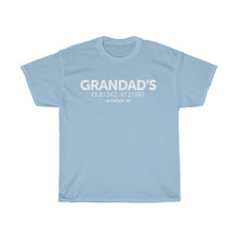 Load image into Gallery viewer, Favorite Places Grandad's Unisex Heavy Cotton Tee - Driftless Threads