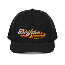 Load image into Gallery viewer, Retro Driftless High Profile Trucker Cap - Driftless Threads