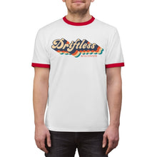 Load image into Gallery viewer, Retro Driftless Unisex Ringer Tee - Driftless Threads