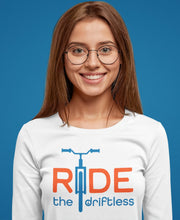 Load image into Gallery viewer, Ride the Driftless Long Sleeve T-shirt - Driftless Threads